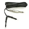 Clip cord (black silver)