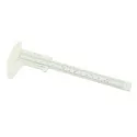Eyebrow's ruler with caliper