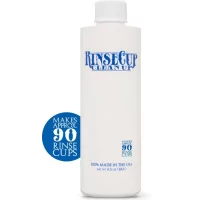 Rinse cup clean up