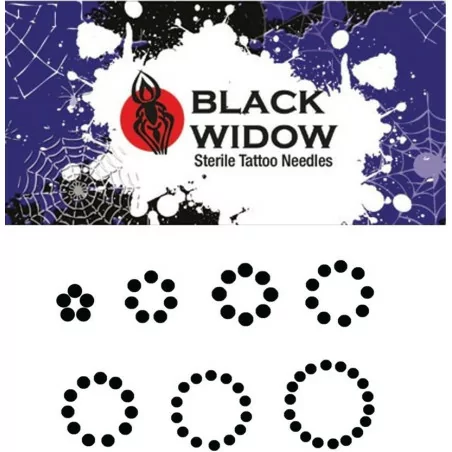 Black Widow RS Round Shader needle (5 pcs.)
