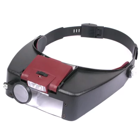 LED headband magnifier