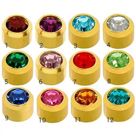 Caflon® MINI sterile colorful earrings (Gold Plated)