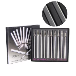 Double arc Tattoo Stainless Steel Tips (10pcs.)