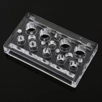 Acrylic pigment caps holder Nr.15 (16 halls)