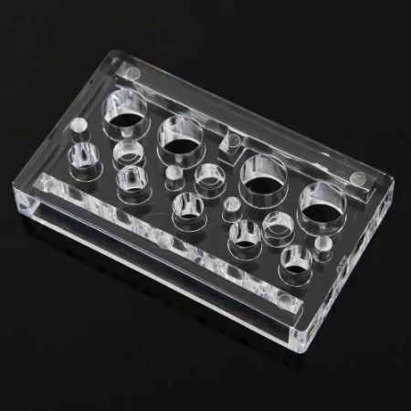 Acrylic pigment caps holder Nr.15 (16 halls)