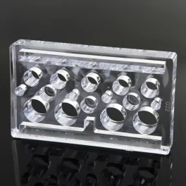 Acrylic pigment caps holder Nr.15 (16 halls)