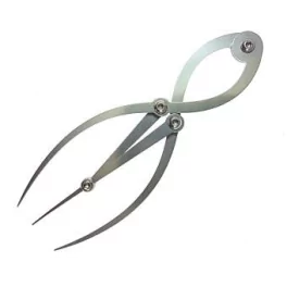 Stainless steel eyebrows ruler