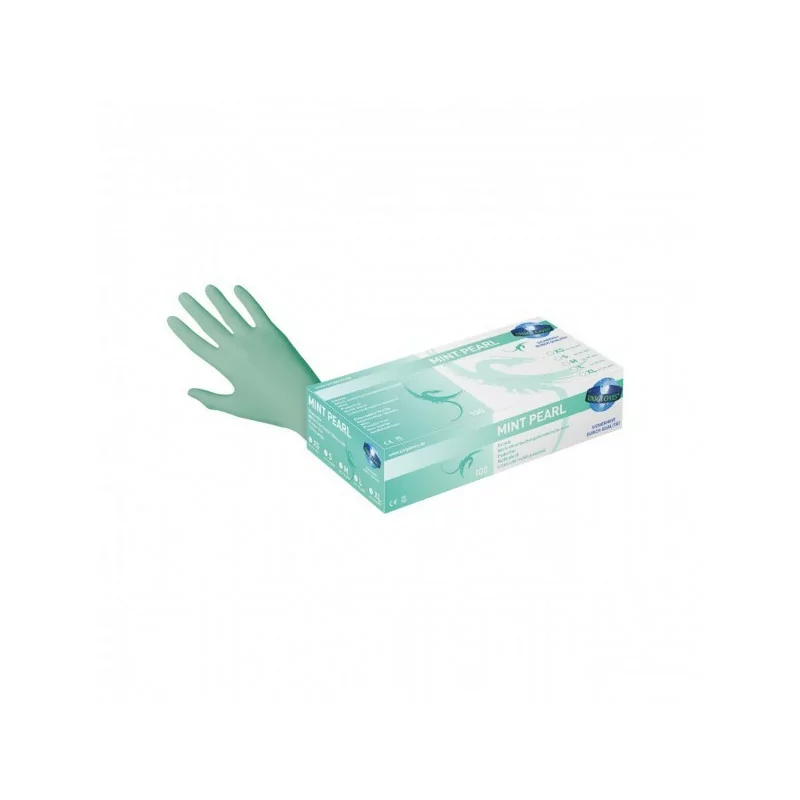 PEARL Nitrila Cimdi (S - M) (MINT PEARL)