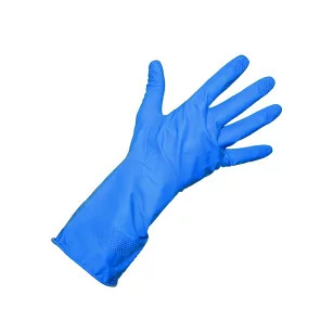 UNIGLOVES ALLSAFE industrial latex gloves M-L BLUE
