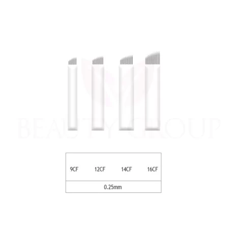 Biomaser Microblading 9, 12, 14, 16CF needle- 0,25mm ( 1 pcs.)