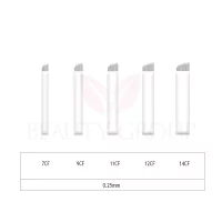 Microblading 7-9-11-12-14 CF needle- 0,25mm (1 pcs.)
