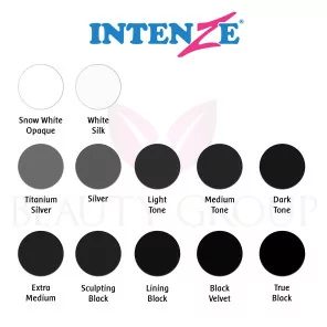 Intenze (white - silver - black) shades pigments 30ml.