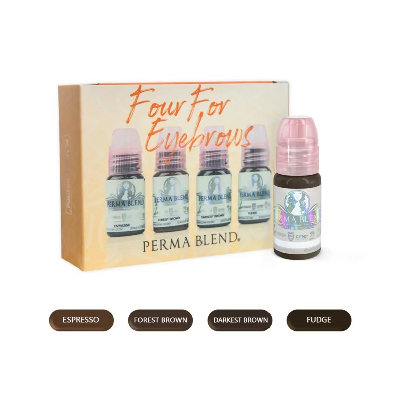 Perma Blend Four for Eyebrows Set 4 x 15ml.