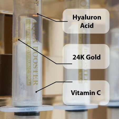 24k Gold Aqua Booster hyaluronic acid Vitamin C serum