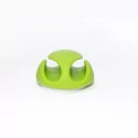 Adhesive clip cord holder