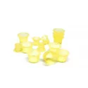 Clear yellow ink caps (S-M)