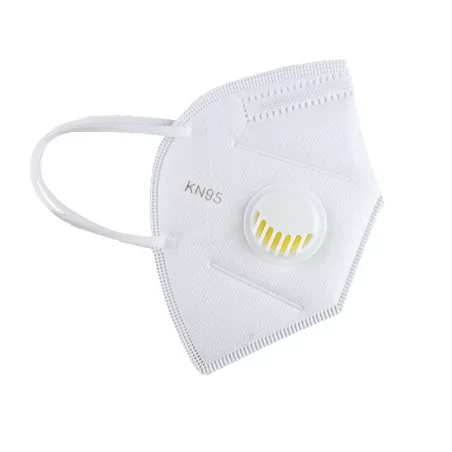 Protective face mask - respirator with valve 4 layers KN95/FFP2 1pcs.