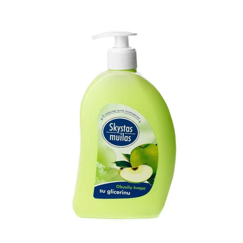 Liquid soap with glycerin- apple scent, 500 ml.