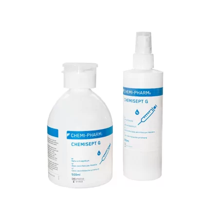 Дезинфицирующее средство для кожи Chemi-Pharm Chemisept G, 250/500 мл.