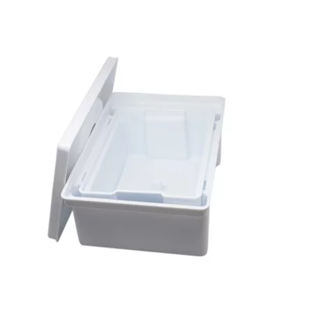 White Disinfection Tub with Strainer 1L