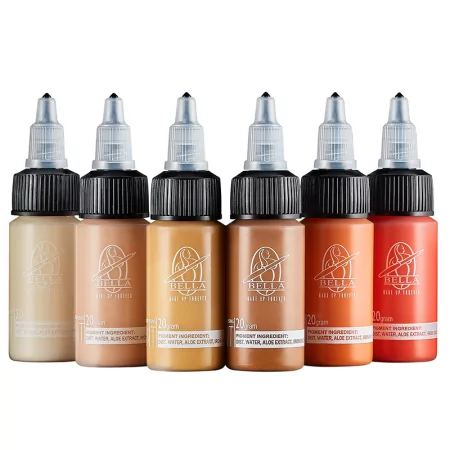 BELLA Nano Pigments Yellow Series Labotāji (20ml.)