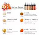 BELLA Nano Pigments Yellow Series Labotāji (20ml.)