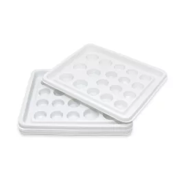 Plastmasas paplāte pigmenta un pigmenta konteineriem 10 gab.