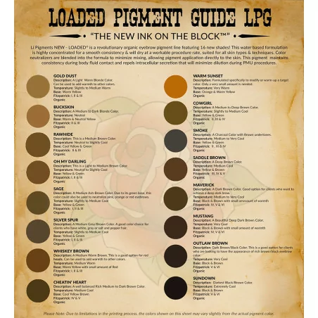 Li Pigments LOADED organic pigment (15ml)