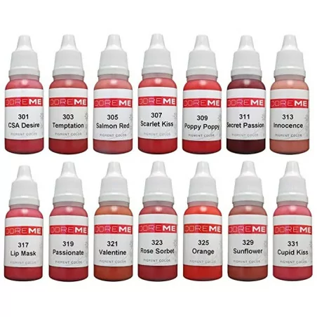 DOREME Lūpu pigmenti (Liquid Colors)