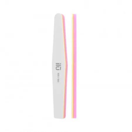 ILU 2in1 Nail File & Buffer Diamond Пилочка для ногтей 100/180