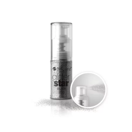 Silcare Glitter Star Silver Блеск (25г)