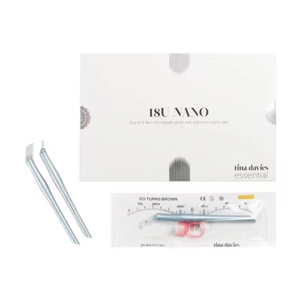 Tina Davies microblading pen (16 Curved Nano / 18 U Nano) 8 pcs Tina Davies microblading pen (16 Curved Nano / 18 U Nano) 8 pcs