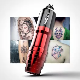 Mast Atom M4 Rotējošs Tetovēšanas Rokturis (Melns)