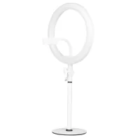 LED кольцевой светильник 10" 8W с держателем для телефона