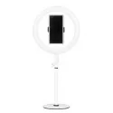LED gredzenu lampa 10" 8W ar turētāju tālrunim
