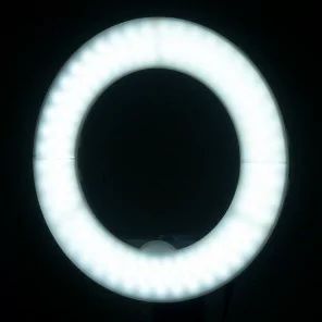 LED gredzenu lampa 10" 8W ar turētāju tālrunim