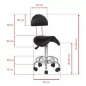 Cosmetic Stool 6001 Black