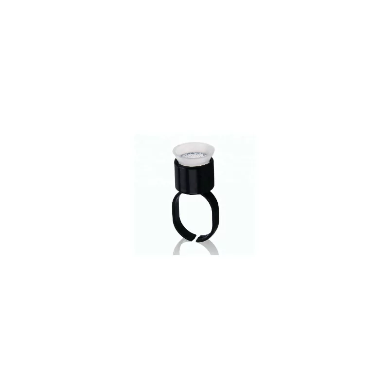 Black Disposable Ink Cup Ring With Sponge