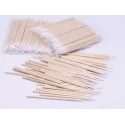 Disposable Wood Cusp Cotton Swabs (100pcs)