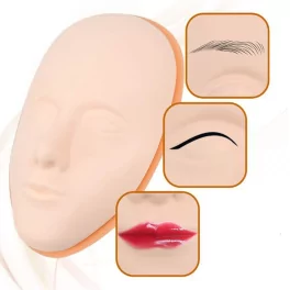 3D Rubber head mask with open eyes
