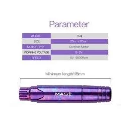 Mast P10 Rotācijas tetovēšanas mašīna (violets)