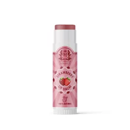 Skin Monarch Lūpu balzams zemeņu 100% dabīgs