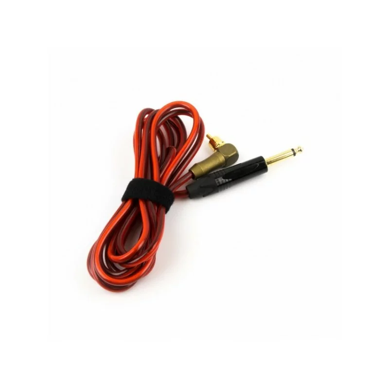 RCA Angled Reinforced Cord 1.8m Red
