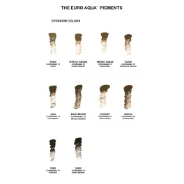 Aqua pigments | Li Pigments Aqua Eyebrows pigments