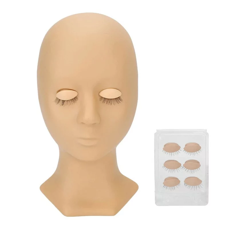 Training Manequinn Head With Removable Eyelids