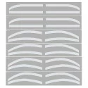 Eyebrow Template Stickers