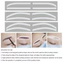 Eyebrow Template Stickers