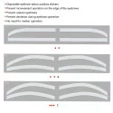 Eyebrow Template Stickers