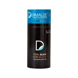 Dermalize Pro Total Black Sun Block Защитная пленка для татуировки (15см x 10м)