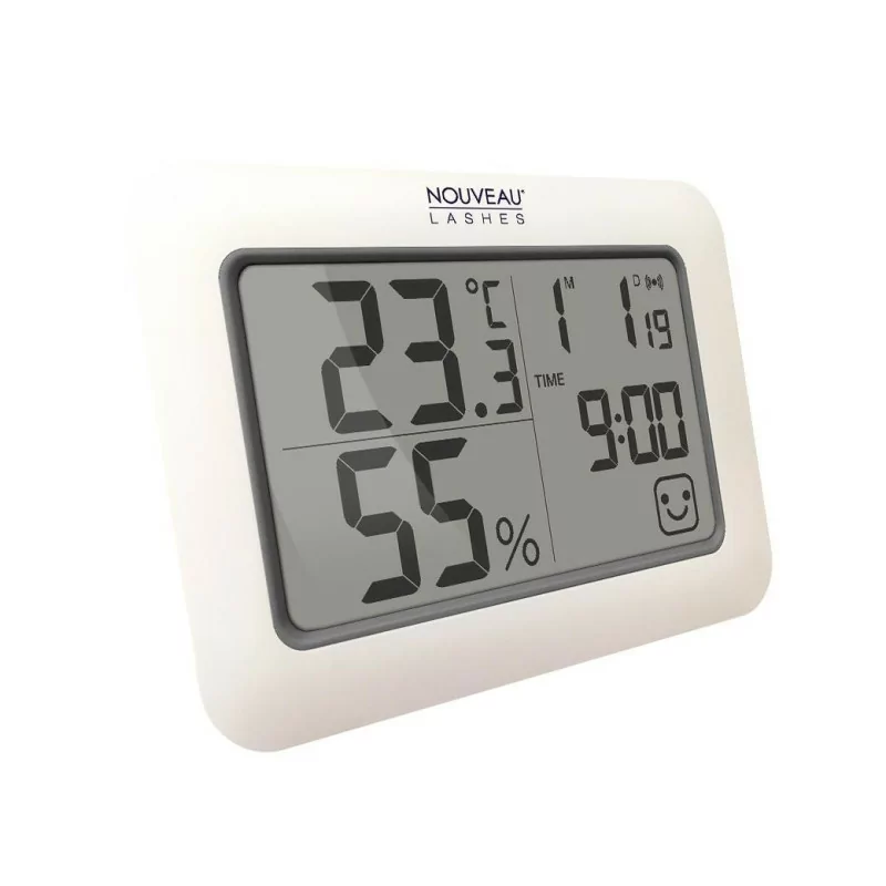 Nouveau Lashes Thermo Hygrometer With Timer